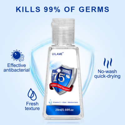 Hand sanitizer gel 30ml quick-drying 99.99% sterilization waterless bacteriostatic gel alcohol  hand sanitizer gel