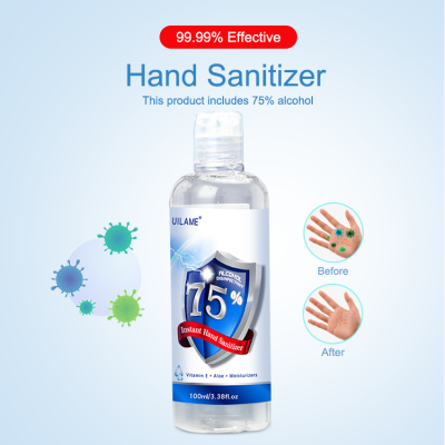 Cheapest alcohol hand sanitizer liquid FDA alcohol based hand sanitizer portable 100ml hand sanitizer