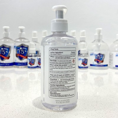 300ml Hand Sanitizer Gel 75% Alcohol Hand Sanitizer Custom